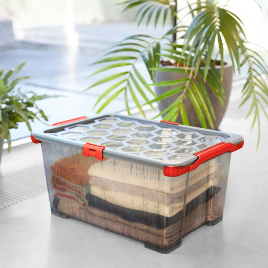 Set of 3 pcs Container with wheels 44 l EVO TOTAL