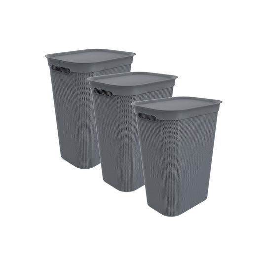 3er Set Wäschesammler 50 l BRISEN
