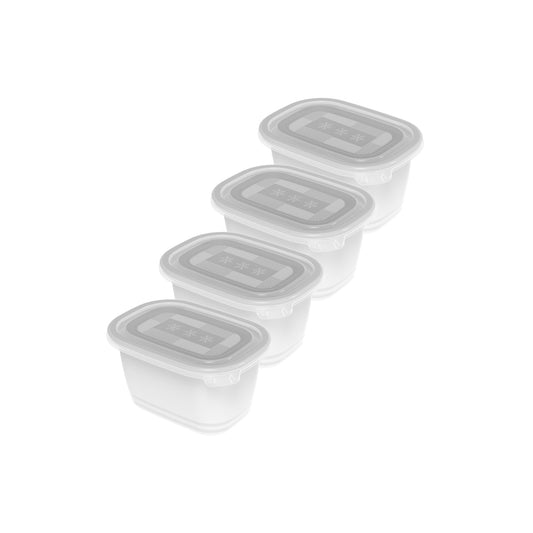 Set of 4 pcs Freezer container 0.75 l FREEZE