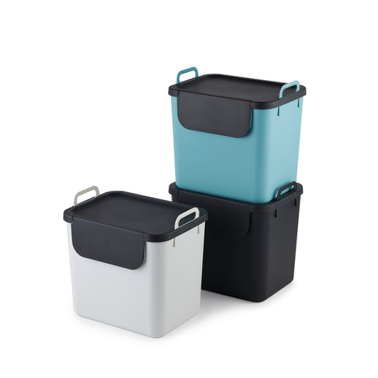 Set 3 pz Pattumiera per la raccolta differenziata 30 l JIVE