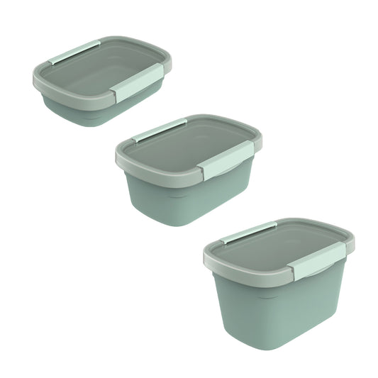 Set 3 pz Scatole frigo con clip ECO