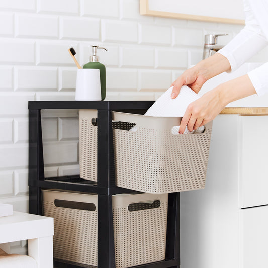 Cassettiera 3 x 16 l BRISEN con ruote