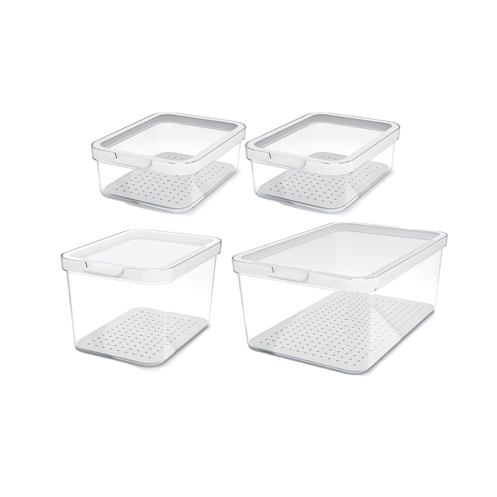 Set 3 pz Contenitore organizer per frigorifero CAUMA – Rotho Italia