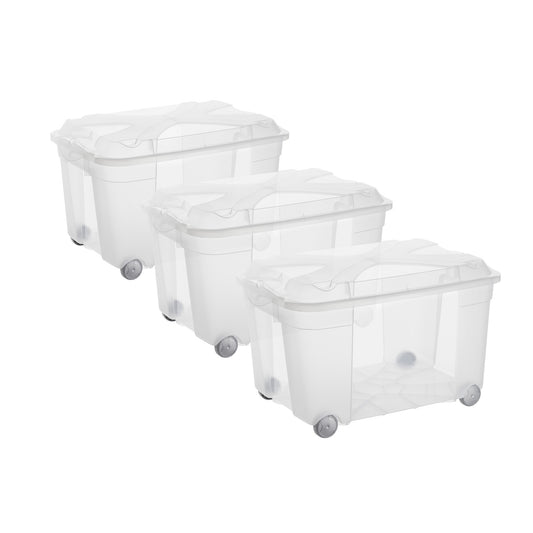 Set di 3 contenitori da 56 l ROLLER4 EASY