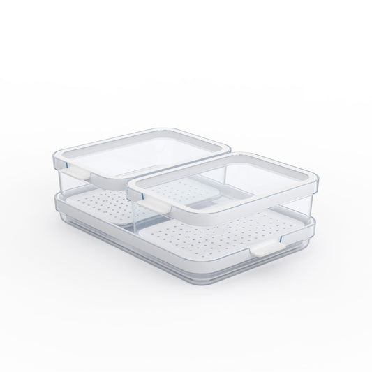 Set di contenitori frigorifero CAUMA – 3 pezzi