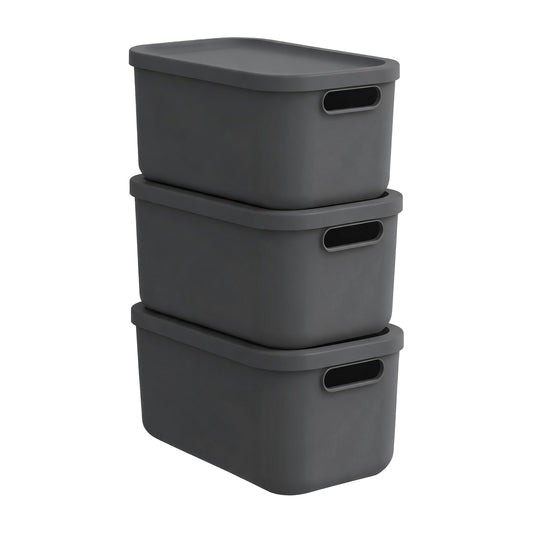 Set da 3 scatole portaoggetti ALBULA LIGHT 12 L
