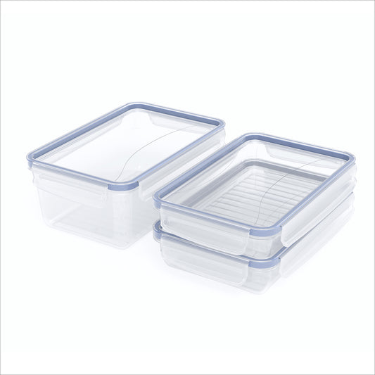 Set di contenitori per alimenti 3 pz. - CLIC & LOCK