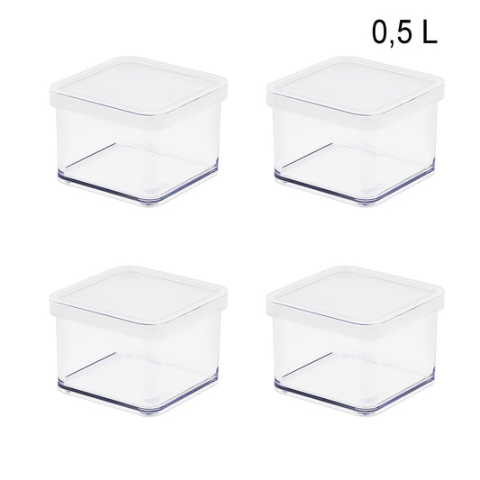 4er Set Ordnung 0,5 l LOFT