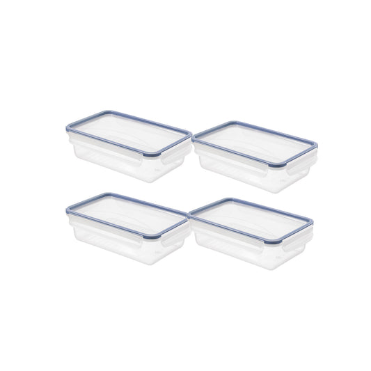 4er Set Kühlschrankdose 1,5 l CLIC & LOCK