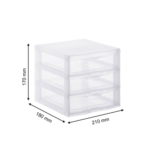 ORGAMIX chest of drawers with 3 A6 drawers