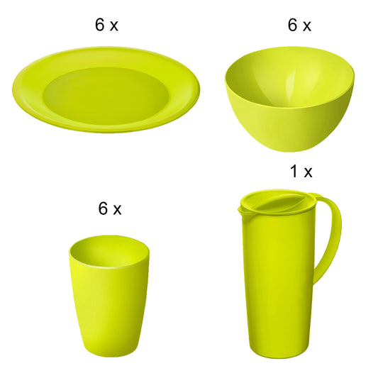 20er Set Geschirr CARUBA Geschirr