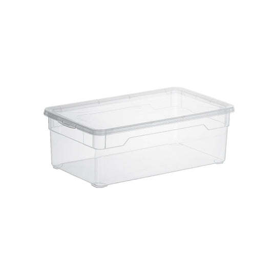 Transparent container for women's shoes 5 l CLEAR