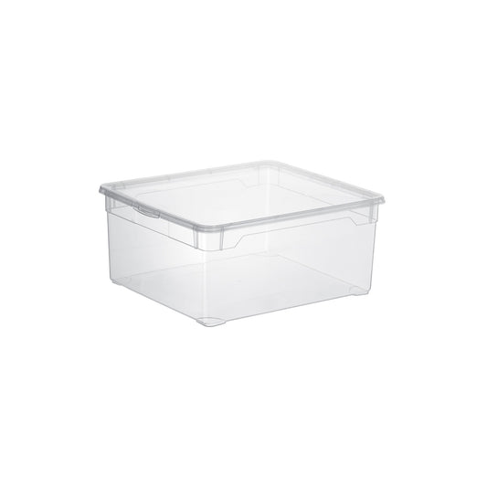 Transparent box for sweaters 18 l CLEAR