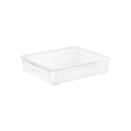 Transparent container for shirts 9 l CLEAR