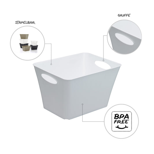 Set bestehend aus 3 Stück 44 l LIVING-Behälter