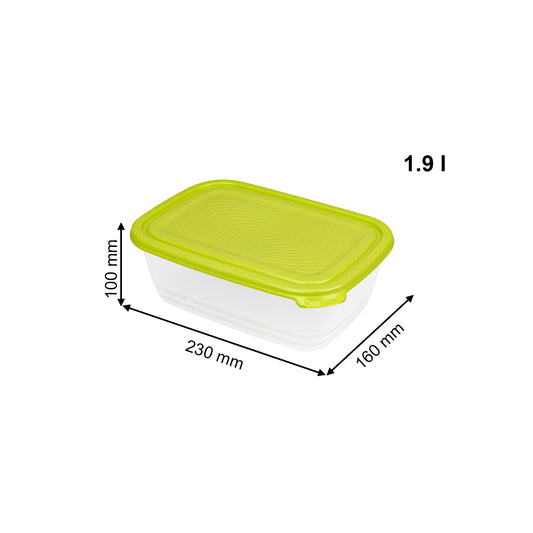 Set 2 pz Contenitore frigo 1.9 l SUNSHINE