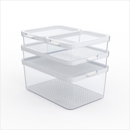 Organizer per frigorifero 4pezzi | Cauma