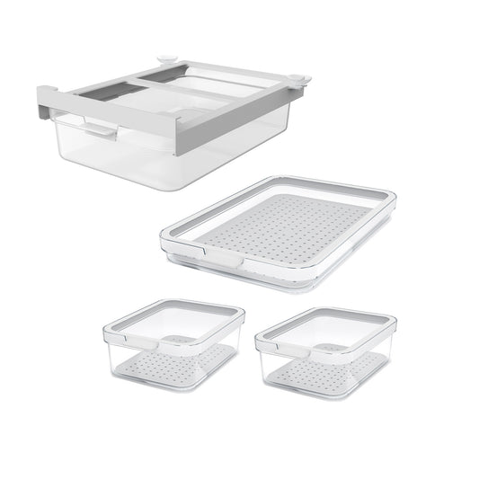 Set organizer frigorifero CAUMA – 4 pezzi