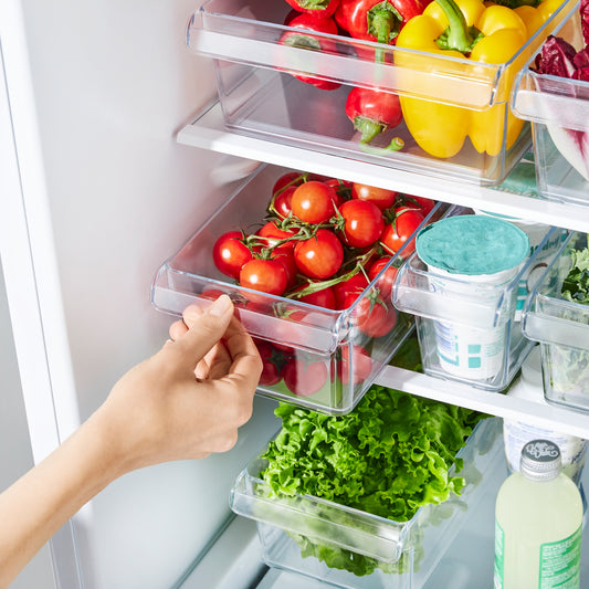 Set 3 pz Contenitore organizer frigo con antibatterico LOFT