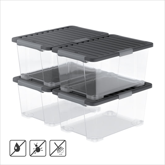 Set di scatole con coperchio 44 l CORE Pro
