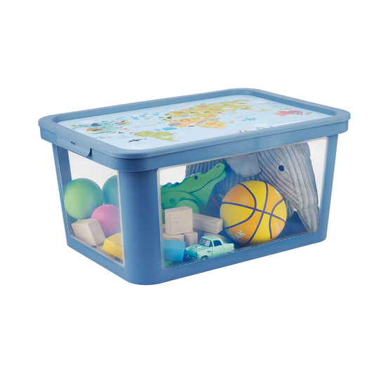 Decorative lid for 45 l ALBRIS container