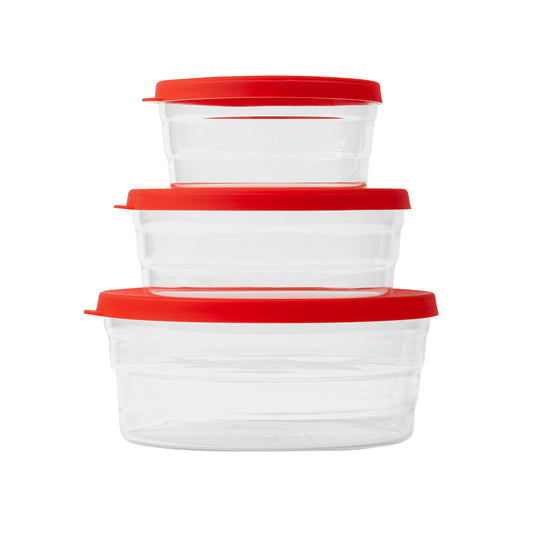 Glass Microwave Container Set 3pc l CENTRIC