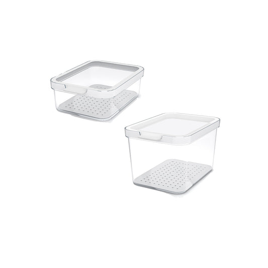 Set 2 pz Contenitore organizer per frigorifero CAUMA