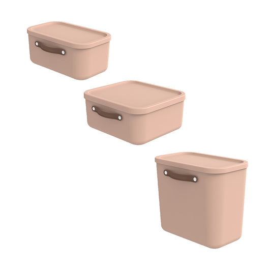 Set di 3 scatole portaoggetti piccole MALOJA