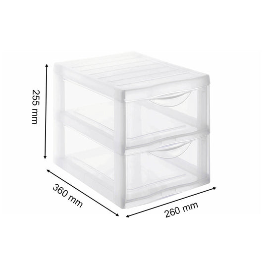 Cassettiera con 2 cassetti A4 ORGAMIX