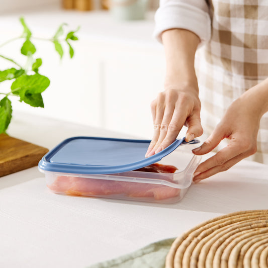 Contenitore per alimenti rettang. piatto 1 l RONDO