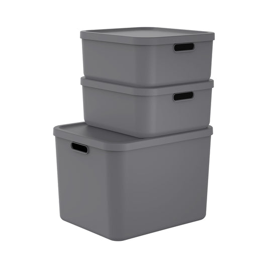 Storage Box Set – 1x 55 L + 2x 20 L ALBULA
