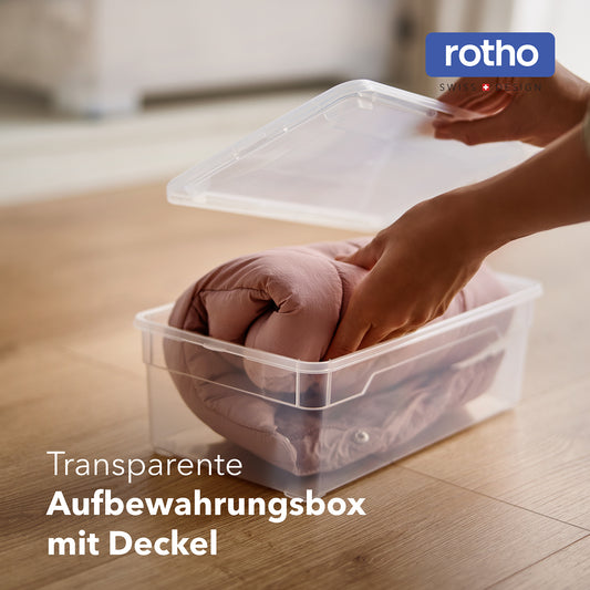 Set di contenitori Clearbox Lady Shoe 5 l CLEAR – set da 6 o 12