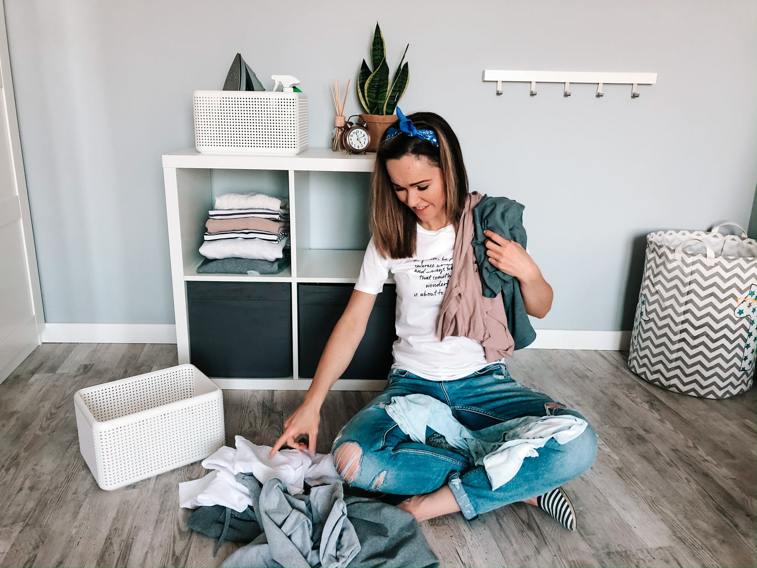 Porządki w szafie i ubraniach