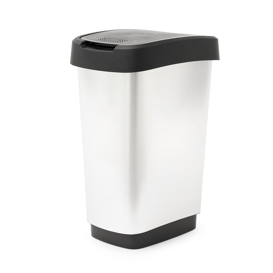 Pattumiera con coperchio basculante 25 l TWIST ART